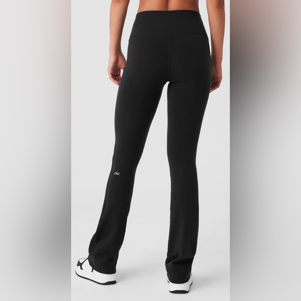 Alo Yoga Airbrush High-Waist Bootcut Legging Black Size Small Brand New